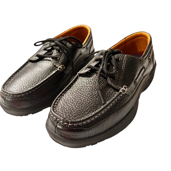 DR COMFORT Pebble Leather Lace Up Shoes Patrick #8510 Size 9.5 XW - Picture 1 of 9